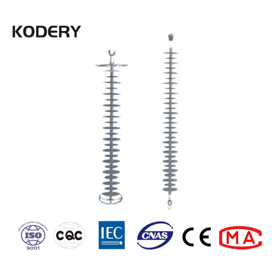 Aislador de poste de porcelana Kodery 33kv Aisladores de cerámica Poste de línea Pin Varilla larga 33kv 5kn 10kn 12kn ANSI 57-1 57-3 57-4 Línea aérea de alto voltaje